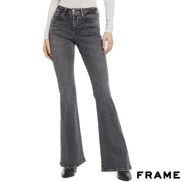 FRAME **NWT** “Le One Flare” Jeans - Hughes - Picture 4 of 13